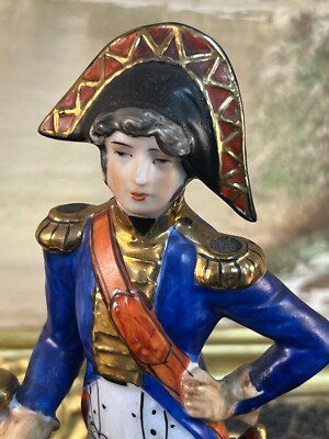 Antique NAPOLEON Military SOLDIER CERAMIC Figure Franz Tambour