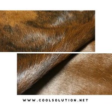 Cowhide Leather Sheets, Dark Brindle, Hair on Hide Cowhide Leather, Custom Cuts,