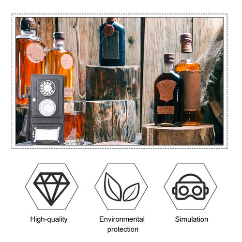 1pc Retro Craft Wall-set Telephone Model Vintage Home Ornaments for Bar Shop - Zdjęcie 7 z 11