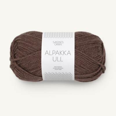 ALPAKKA ULL von SANDNES GARN - BRUN (3571) - 50 g / ca. 100 m Wolle