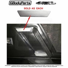 442 Cutlass Silver Door Panel Pull Strap Handle Cover Escutcheon for GM 20570512