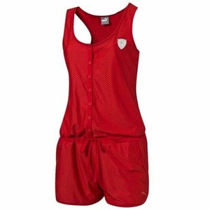 puma jumpsuit red