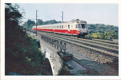 Postkarte 10x15cm ZUG LOKOMOTIVE T.E.E ILE FRANCE ed ''la vie du rail'' SNCF