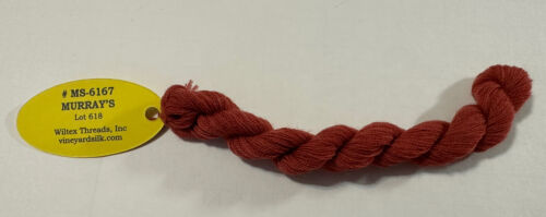 Wiltex Threads #MS-6167 Murray’s Red 100% Merino Wool Thread 48 Yds New - Afbeelding 1 van 1