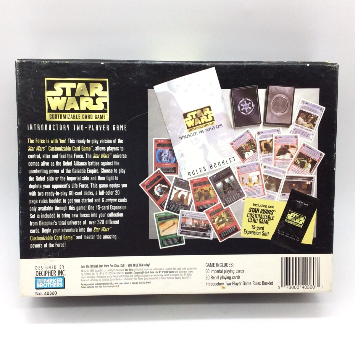 その他 starwars customizable card game unopened Star Wars Customizable Card Game Premiere Introductory Two-Player