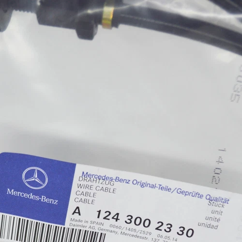 NEU MERCEDES-BENZ E W124 DROSSELKLAPPENKABEL A1243002330 ORIGINAL - Picture 1 of 9