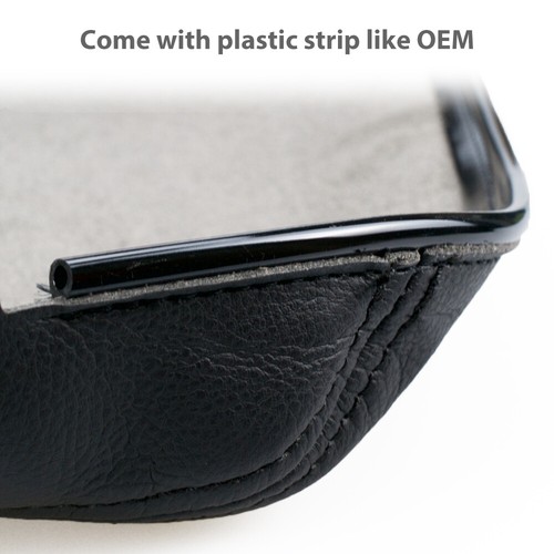 Leather Console Lid Cover For 2002-2008 Dodge Ram 2500 - Microfiber Leather, Black 6 thumbnail image