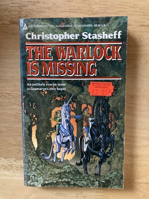 The Warlock Is Missing Christopher Stasheff 1986 Paperback Vintage Sci-Fi
