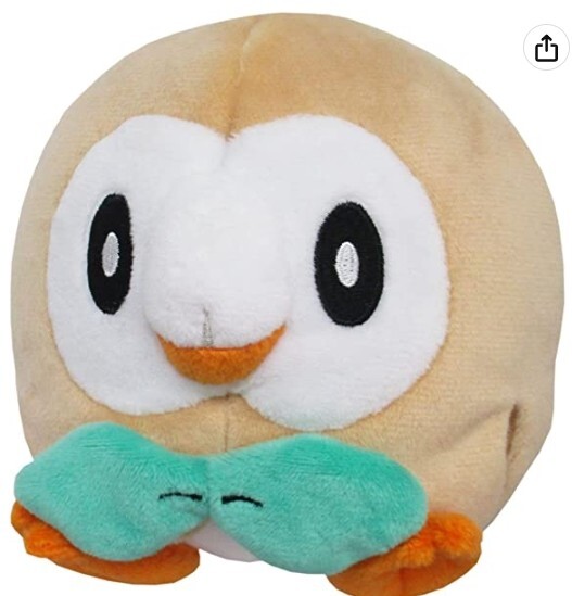 Коллекция Pokemon Center ALL STAR КОЛЛЕКЦИЯ плюшевых кукол Pokémon Мягкая игрушка S 722 Rowlet