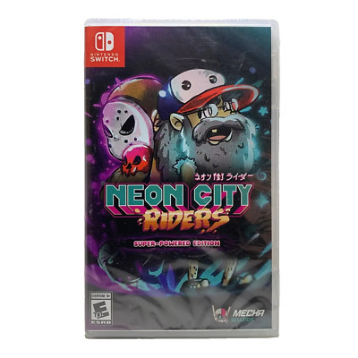 NEON CITY RIDERS: SUPER-POWERED EDITION New NINTENDO SWITCH Game ESRB Release