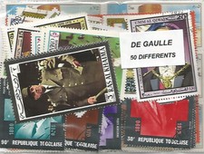 Lot de timbres thematique "