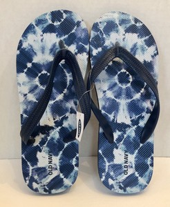 old navy men's white flip flops