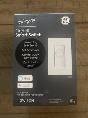 C by GE No Hub Required On/Off 3-Wire Wi-Fi Smart Switch
