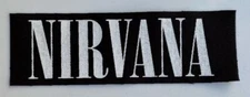 Nirvana Cloth Patch Sew On Badge  Approx 2" X 6" (CP192)