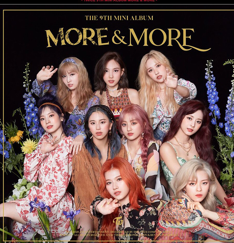TWICE [MORE & MORE] 9th Mini Album A Ver. CD+Foto Buch+7p Karte+