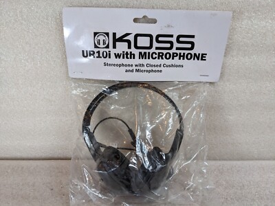 Koss UR10i On Ear Headphone with In-Line Microphone  NEW 