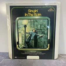 Collectible Original Video Disk CED Singing In The Rain Gene Kelly. NEW SEALED