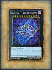Yugioh Number 77: The Seven Sins PGL3-EN011 Gold Secret Rare 1st Ed NM