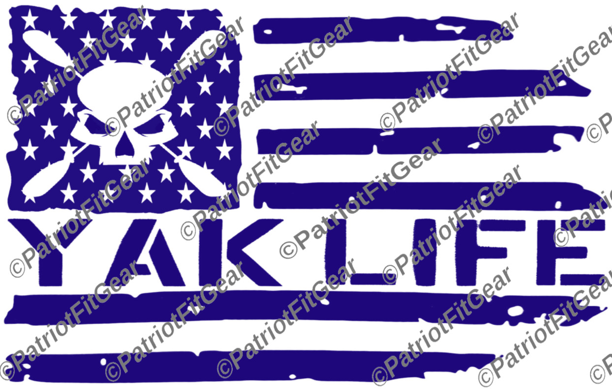 Yak Life,Kayaking,Skull,Fishing,Camping,River Life,Kayak,Lak