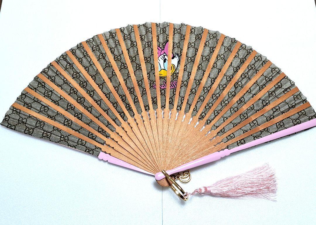 Gucci × Disney Daisy Duck Fans Folding Fan Sensu Japan Limited