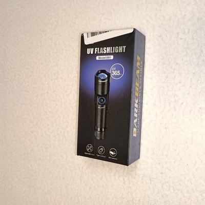 DARKBEAM Flashlight UV Black Light 365nm - Mini & Powerful LED Ultraviolet Black