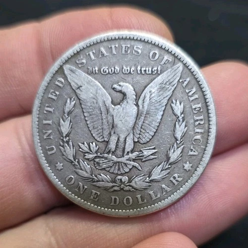 1883 Morgan Silver Dollar $1 Coin Circulated Business Strike 0.9 Fineness