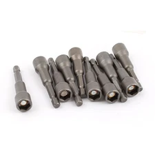 10 Pcs 15 x 65mm Magnetic Hex Driver Bit Adapter 10mm Drill Bit Power Tool