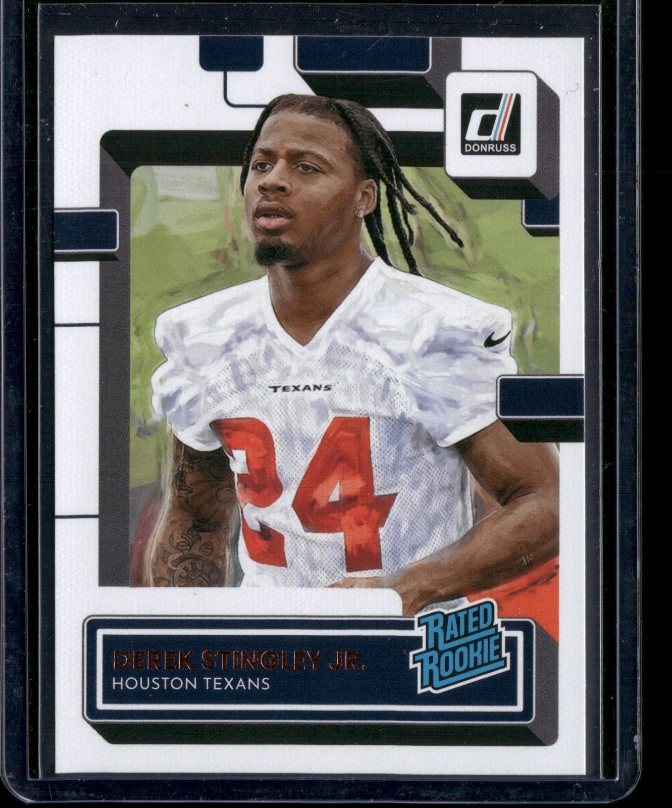 2022 Donruss #351 Derek Stingley Jr. Rated Rookies Portrait - 19754