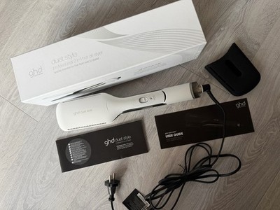 GHD Duet Styler 2-in-1 Heißluft Haarstyler Glätteisen Weiß Verpackt EU Stecker