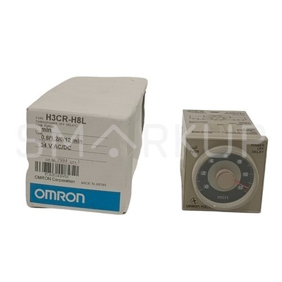 New In Box OMRON H3CR-H8L Timer Power OFF Delay 100-120VAC