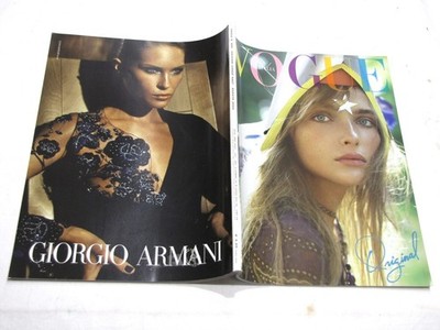 Magazin Vogue Italien 660 August 2005 Original Blugirl Giorgio Armani Gucci Prada