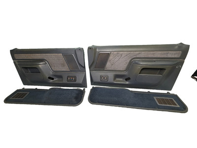 87-91 Ford F150 250 350 Truck Bronco Driver Passenger Side Door Panel BLUE POWER