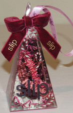 Slip Pure Silk 4 Skinny Hair Scrunchies Set Candy Cane Pink Purple White