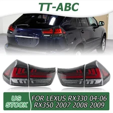 TT-ABC LED Taillights For Lexus RX330 350 450H 2004-2009 w/Sequential Turn DRL