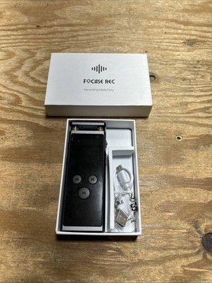 FoCase 64GB AI Voice Recorder with Playback, Voice Activated, Transcribe