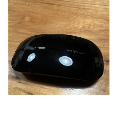 Jane Eyre Series Black Wireless Optical USB Mouse w/ Receiver, Scroll Wheel