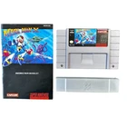 Mega Man X Super Nintendo SNES Game Cartridge and Manual Capcom