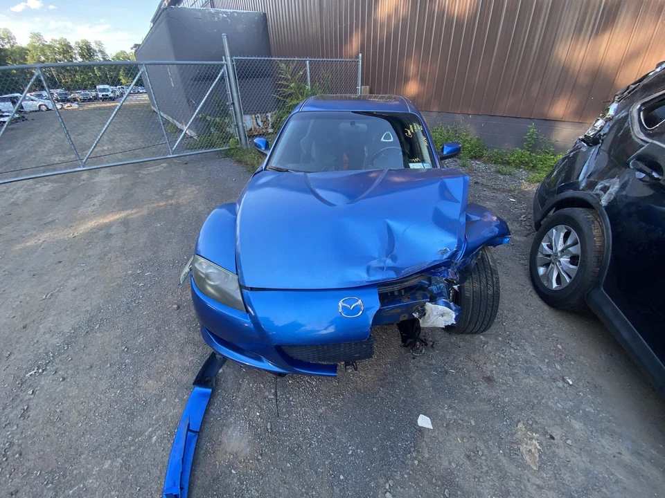 Used Front Center Interior Rear View Mirror fits: 2005 Mazda RX8 automatic dimmi - Image 3 of 4