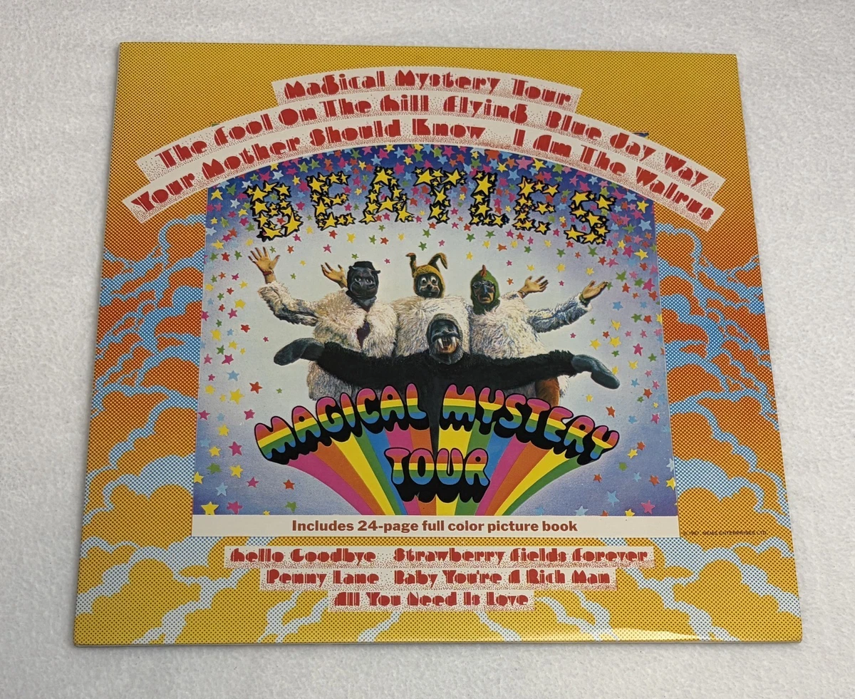 BEATLES Magical Mystery Tour EMI-PARLOPHONE LP VG+ uk yellow vinyl