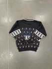Vintage TownCraft Knit Pullover Sweater Brown Geometric Pattern Men’s Sz Large T — photo 6
