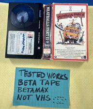 Meatballs Part II 2 1985 Comedy Camp Beta Betamax Tape Video TESTED RCA Columbia