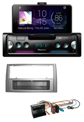 Pioneer USB MP3 Bluetooth DAB Autoradio für Peugeot 308 07-09 dunkelsilber - Bild 1 von 4