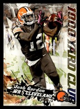 2014 Topps #22 Josh Gordon 1000 Yard Club Card Cleveland Browns