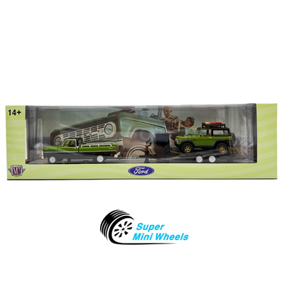 M2 Machines 1:64 1969 Ford F-100 Ranger Truck & 1971 Ford Bronco