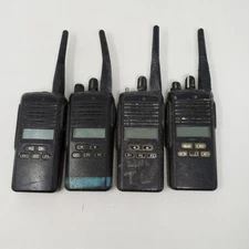 Lot Of 4 Motorola CP185 Walkie Talkie Radios FOR PARTS OR REPAIR