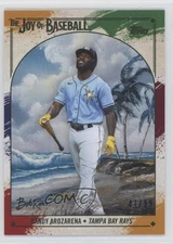 2023 X Bob Ross The Joy of Baseball Paint Splatter Canvas /99 Randy Arozarena