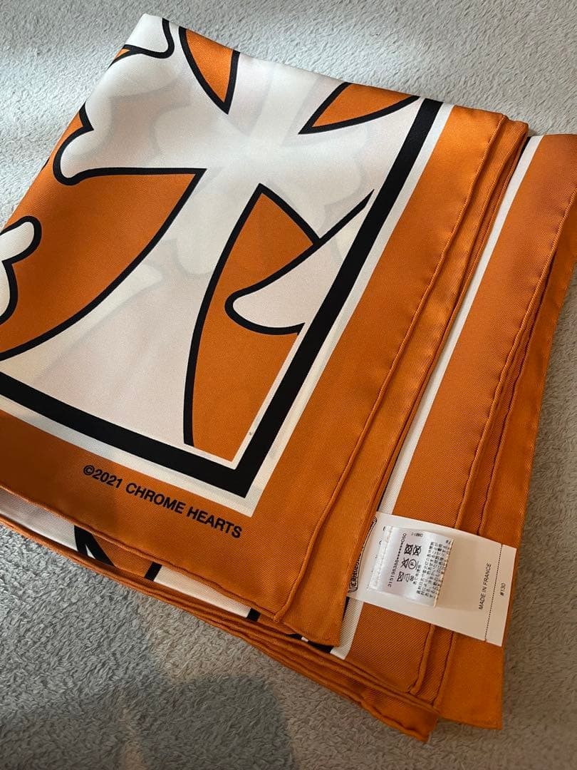 Chrome Hearts Cemetery Cross Silk Scarf thumbnail 9