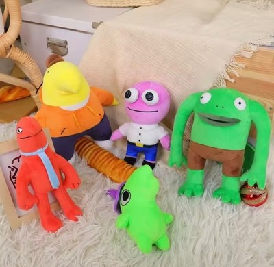 Smiling Friends Plush Toys, Pim, Glep, Charlie, Allan & Mr Frog Stuffed 20-25cm