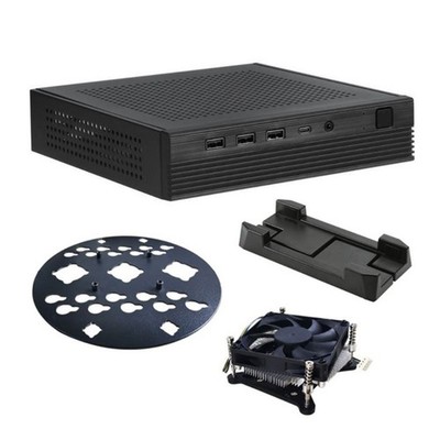 TX06 Thin Mini ITX Chassis thin Case for Streamlined Desktop Back Mount