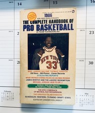 1986 Zandr Handbook of Pro Bsketball ?? NBA Bird, King, Magic Ewing and Jordan.